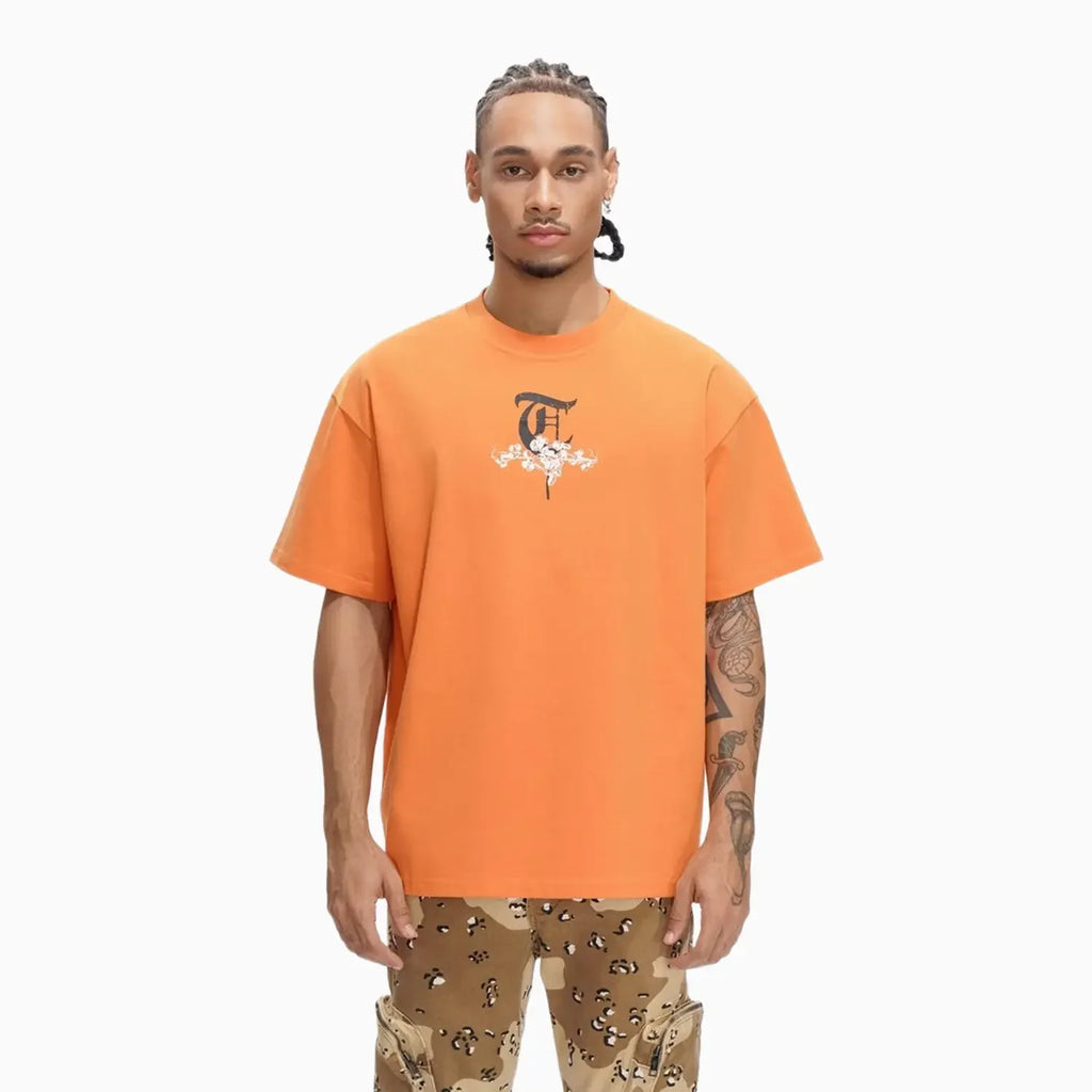 T-shirt orange homme "Key To War"