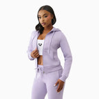 Conjunto de herradura de cristal para mujer