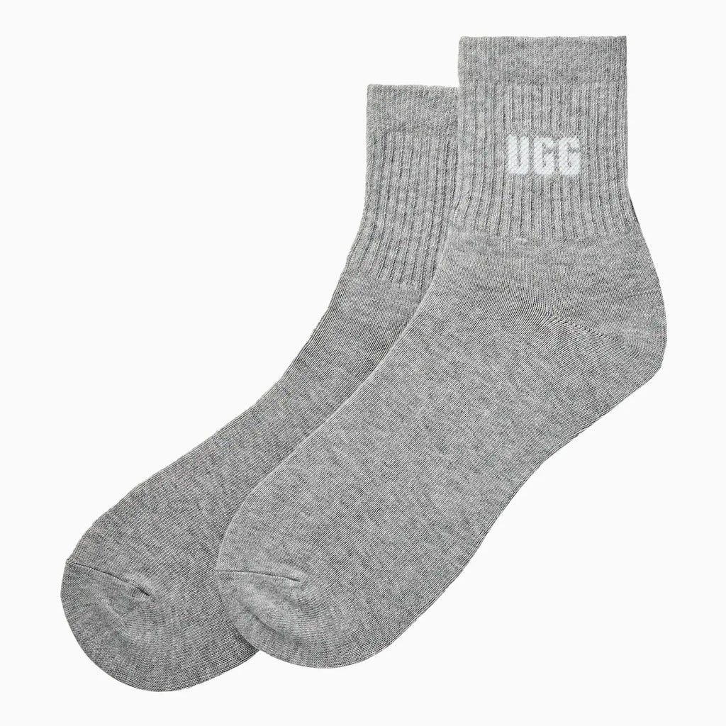 Calcetines cortos con logo Quinlin para mujer (2 pares)