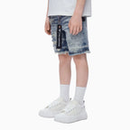 Pantalones Cortos Vaqueros Cortados para Niños