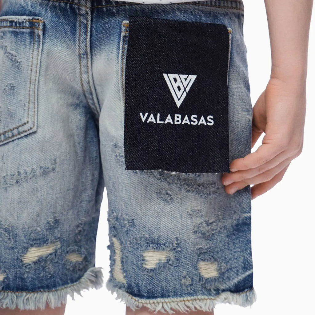 Pantalones Cortos Vaqueros Cortados para Niños