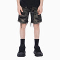 Shorts en jean découpé pour enfant