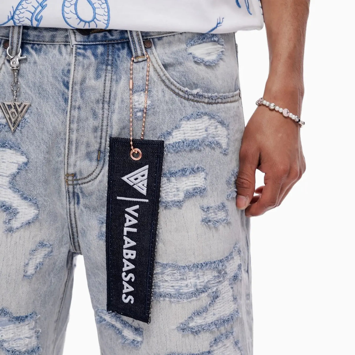 Shorts en jean Incise homme