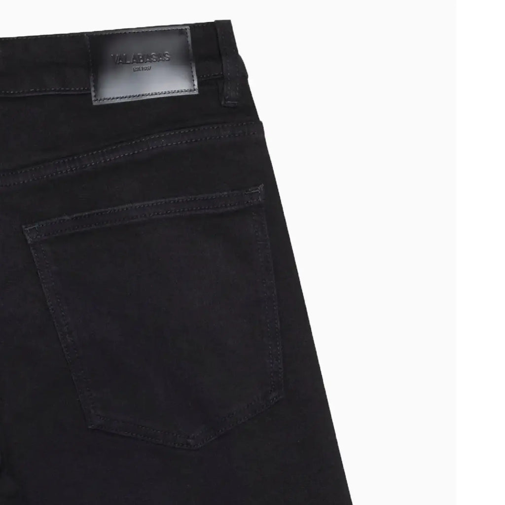 Pantalon Jean Mr.Stacked noir pour homme