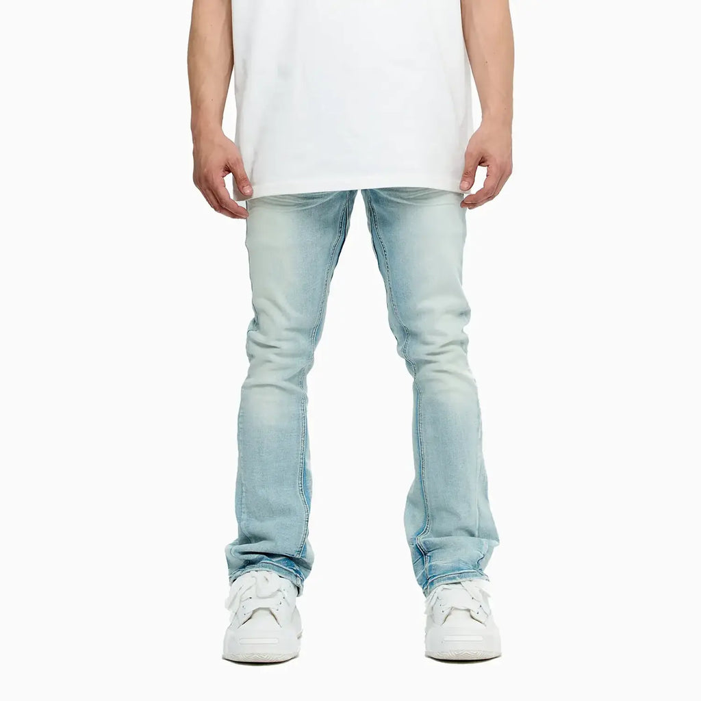 Jean Coupe Droite Délavé Homme Mr.Stacked