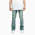 Pantalón skinny apilado de hombre