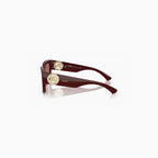 Lunettes de soleil Burberry pour femmes Bordeaux Violet foncé