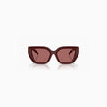 Lunettes de soleil Burberry pour femmes Bordeaux Violet foncé