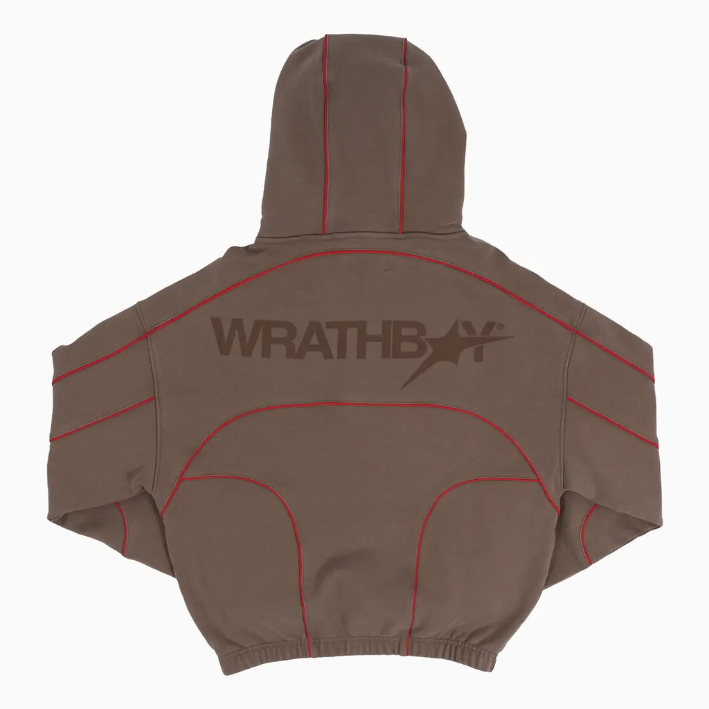 Men's WRATHBOY Earth Tone Streetwear Hoodie Jogger Set